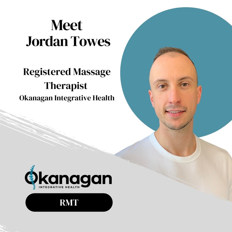 Massage therapist Jordan Towes in West Kelowna